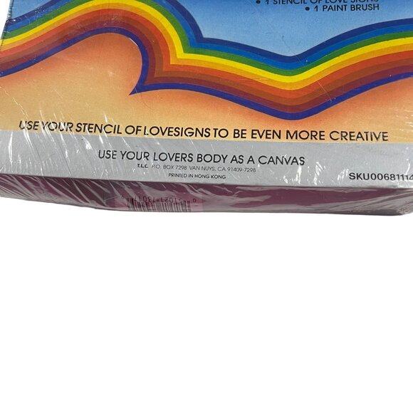 Adult Paint Box With Fruit-Flavored Paints & Stencil Set - Picture 3 of 3